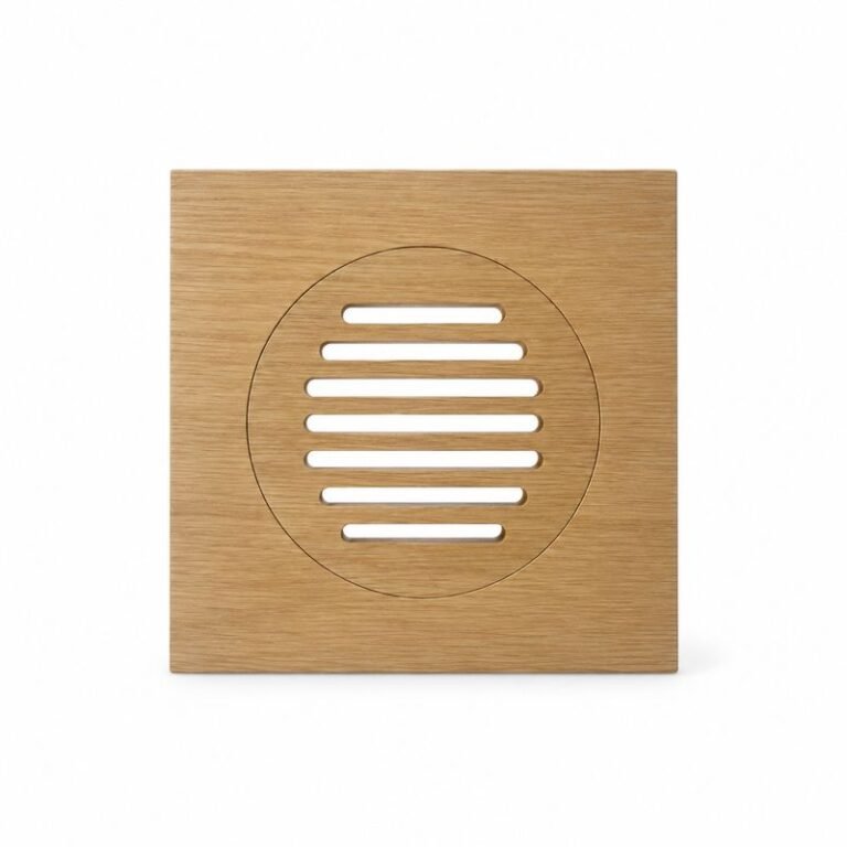 Circle custom wood vent cover